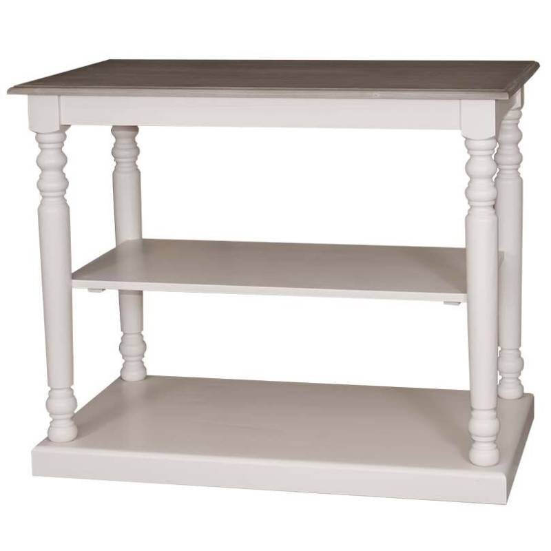 Kleiner Wandtisch im Landhausstil - Eichenplatte tief gebürstet Kleiner Wandtisch im Landhausstil - Eichenplatte tief gebürstet von Möbro Manufacturing