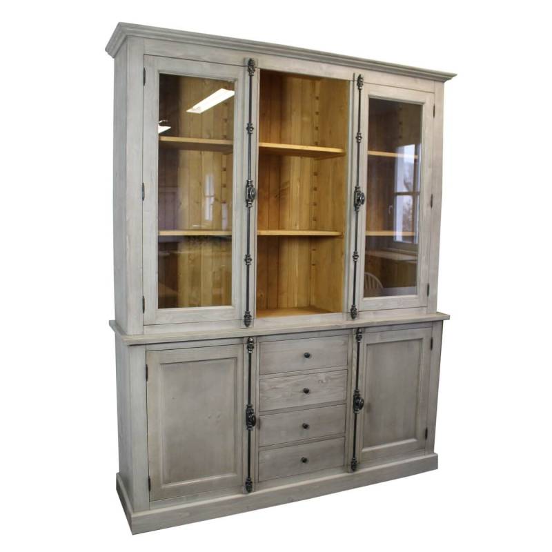 Landhaus Buffetschrank graubraun gebürstet von Möbro Manufacturing