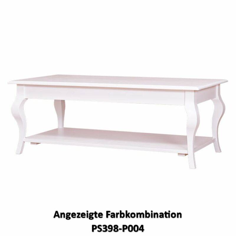 Landhaus Couchtisch geschwungene Beine lackiert von Möbro Manufacturing