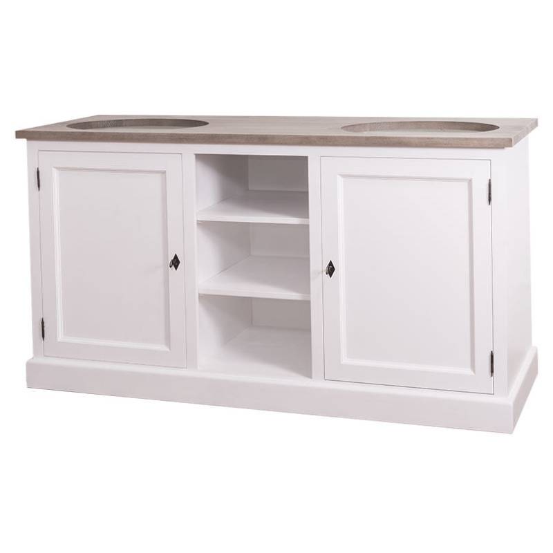 Landhaus Doppelwaschtisch Provence Konfigurator alles frei wählbar von Möbro Manufacturing