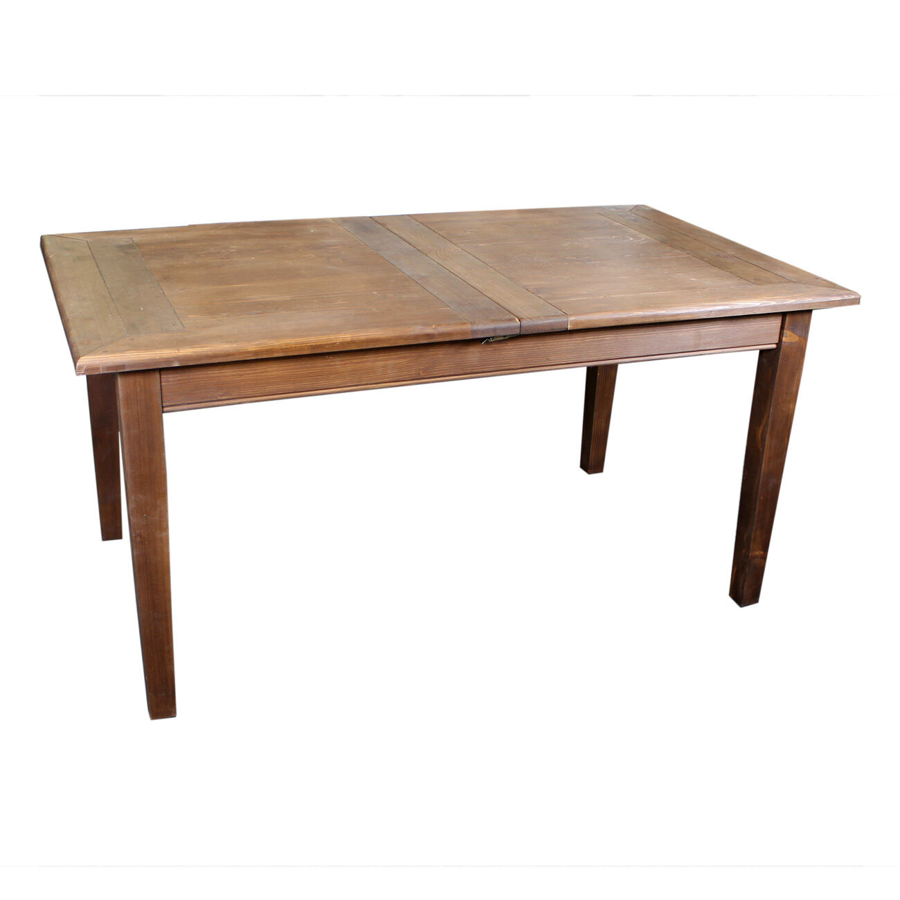 Landhaus Esstisch ausziehbar (160/220 cm), rotbraun gewachst von Möbro Manufacturing