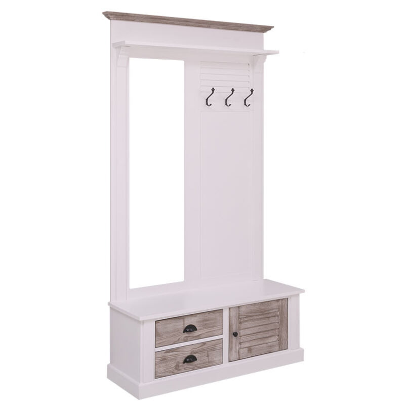 Landhaus Garderobe Provence mit Spiegel Konfigurator alles frei wählbar Landhaus Garderobe Provence mit Spiegel Konfigurator alles frei wählbar von Möbro Manufacturing