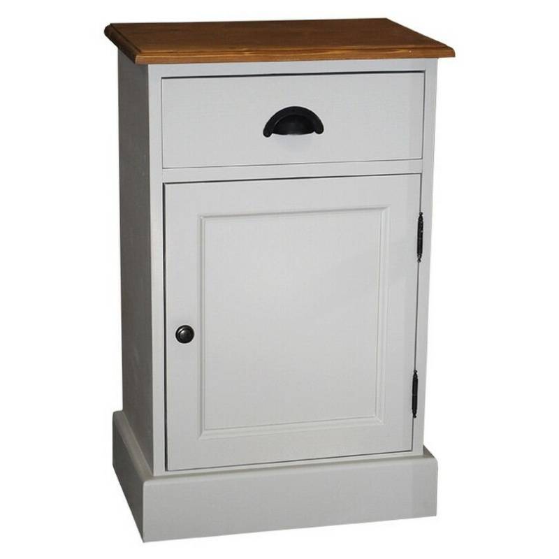 Landhaus-Nachttisch mit Schublade - Eichenplatte gewachst Landhaus-Nachttisch mit Schublade - Eichenplatte gewachst von Möbro Manufacturing