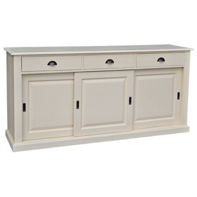 Landhaus Sideboard mit Schiebetüren tief gebürstet von Möbro Manufacturing