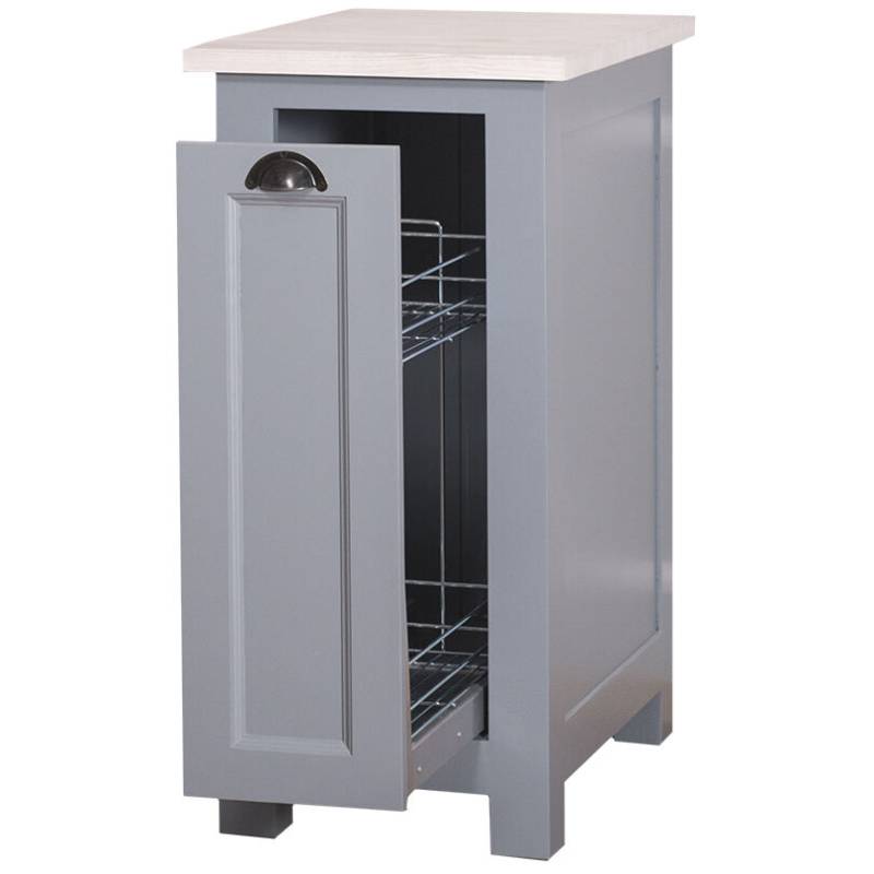 Landhaus Vorratsschrank mit Auszug - Zinkplatte Konfigurator alles frei wählbar von Möbro Manufacturing