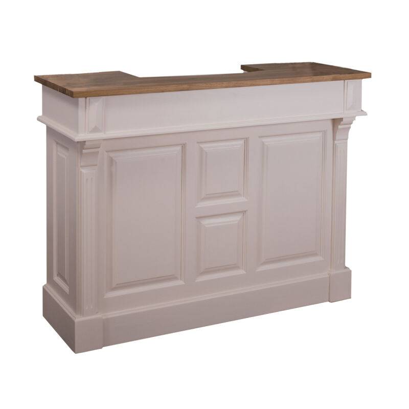 Landhausbar Salzburg (140cm) - Eichenplatte gewachst von Möbro Manufacturing