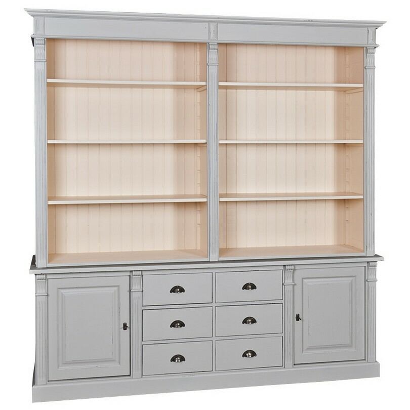 Landhausregalwand mit Schränken und Schubladen Konfigurator alles frei wählbar von Möbro Manufacturing