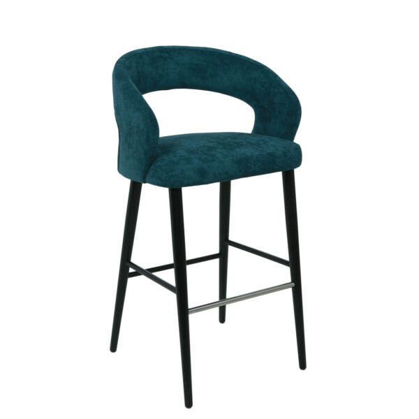 Moderner Barhocker mit Lehne gepolstert - ROBI 1 Webstoff SAWANA - pflegeleicht Moderner Barhocker mit Lehne gepolstert - ROBI 1 Webstoff SAWANA - pflegeleicht von Möbro Manufacturing