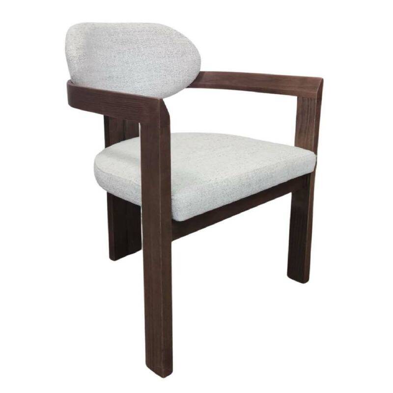 Moderner Esszimmer Polsterstuhl mit Armlehnen NORDIC Microfaser ARAGON - pflegeleicht von Möbro Manufacturing