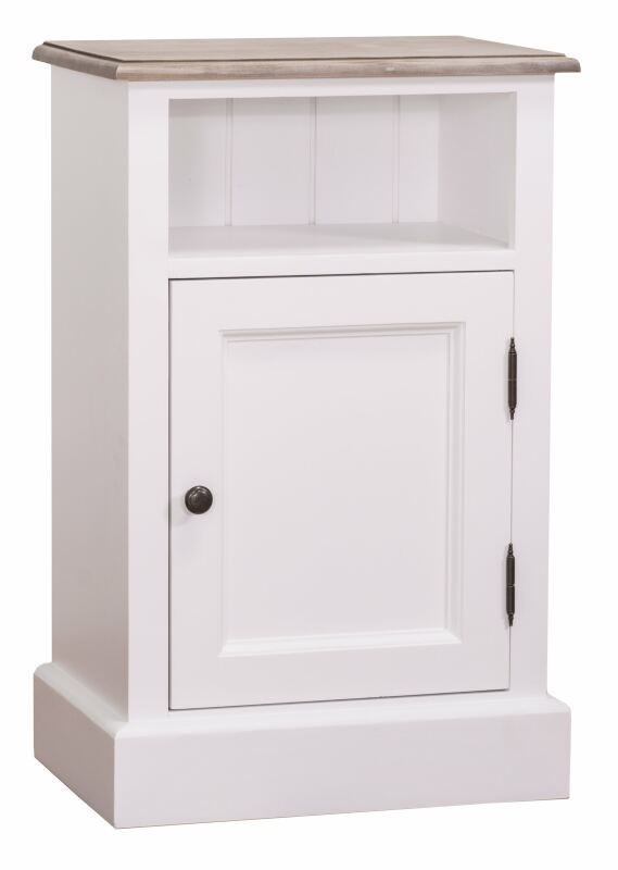 Nachttisch im Landhausstil mit offenem Fach shabby chic / antik look von Möbro Manufacturing