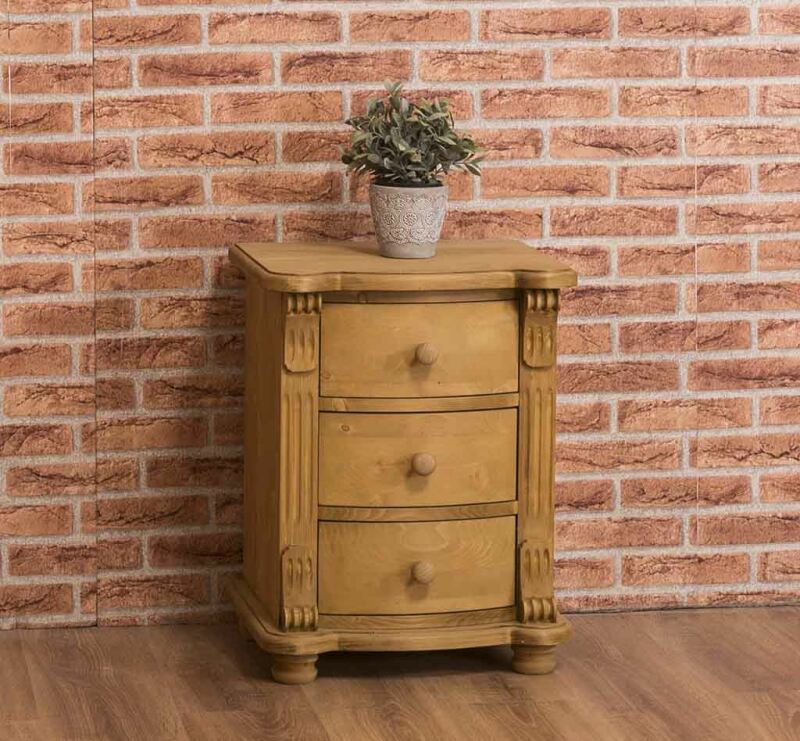 Nostalgische Beistellkommode im Landhausstil - Eichenplatte shabby chic / antik look Nostalgische Beistellkommode im Landhausstil - Eichenplatte shabby chic / antik look von Möbro Manufacturing