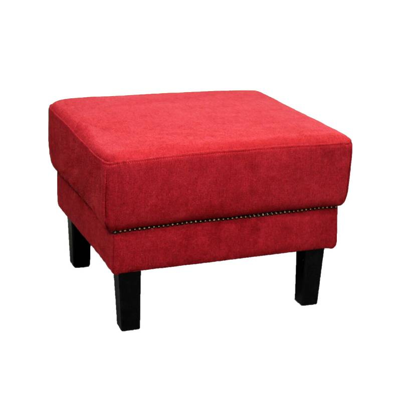 Polster Hocker Mary Kunstleder von Möbro Manufacturing