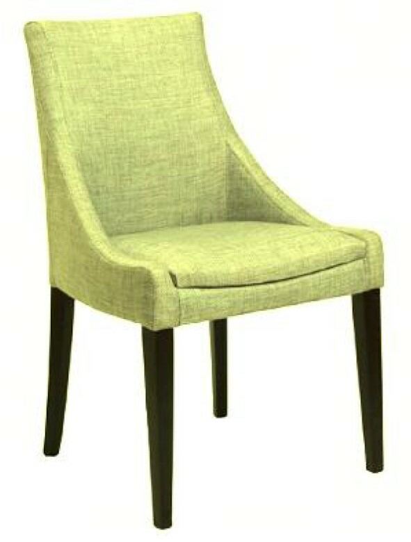 Polsterstuhl NINA - glatter Rücken Webstoff SAWANA - pflegeleicht von Möbro Manufacturing