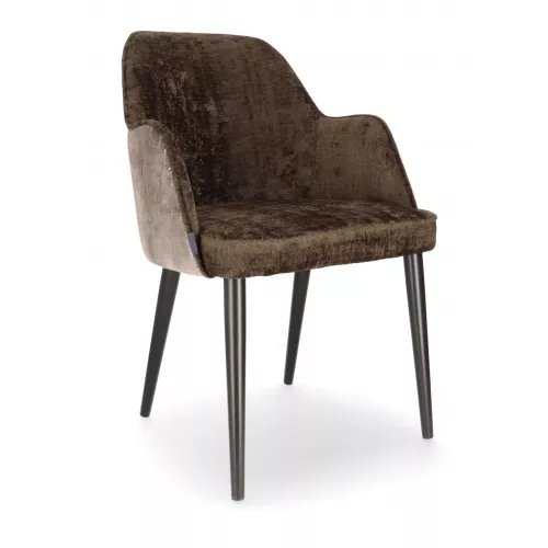 Polsterstuhl im Retro Look NICK Microfaser ARAGON - pflegeleicht von Möbro Manufacturing