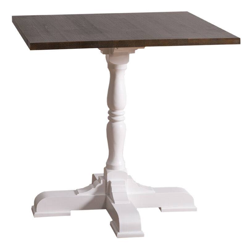 Quadratischer Bistrotisch mit Mittelfuß Konfigurator alles frei wählbar von Möbro Manufacturing