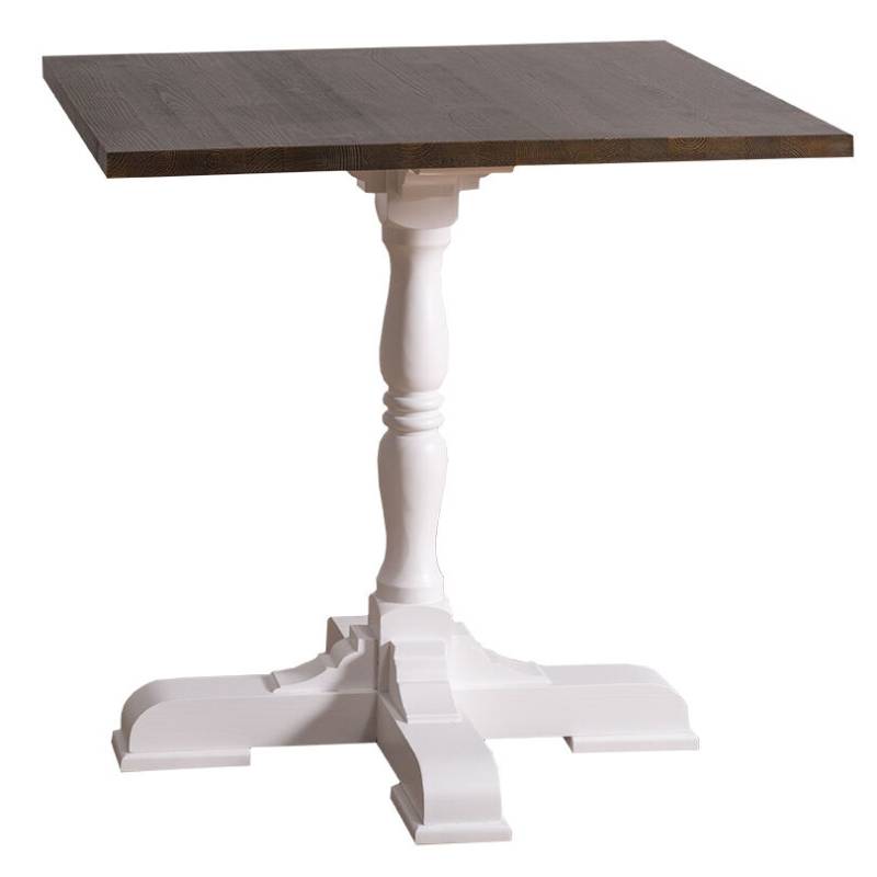 Quadratischer Bistrotisch mit Mittelfuß gewachst Quadratischer Bistrotisch mit Mittelfuß gewachst von Möbro Manufacturing