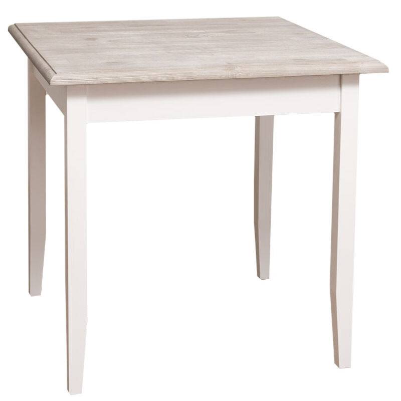 Quadratischer Tisch Landhausstil - 80 x 80 cm Konfigurator alles frei wählbar von Möbro Manufacturing