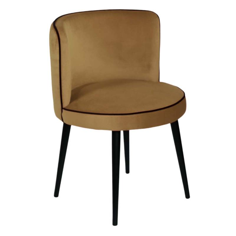 Retro Esszimmer Polsterstuhl RUDI Webstoff SAWANA - pflegeleicht von Möbro Manufacturing