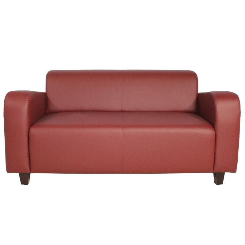 Retro Lounge Sofa Berlin 2 Sitzer Leder von Möbro Manufacturing