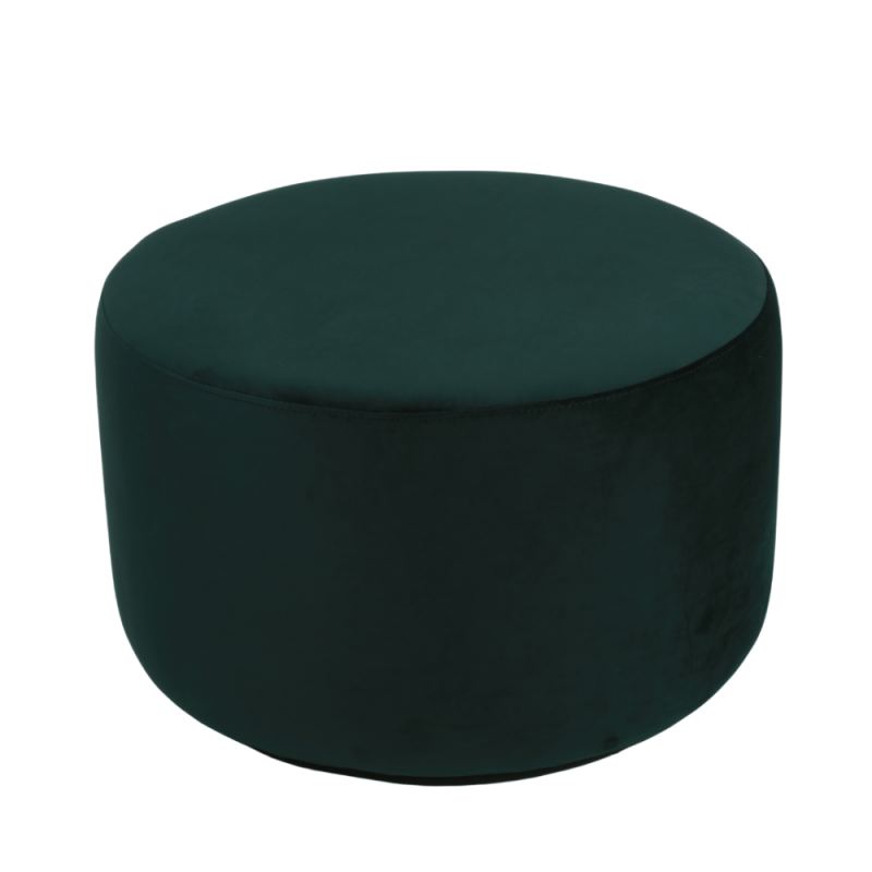 Runder Pouf BOBBY Samt meliert MONOLITH - wasserabweisend Runder Pouf BOBBY Samt meliert MONOLITH - wasserabweisend von Möbro Manufacturing