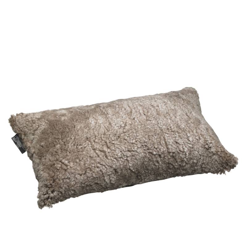Schaffell Kissen hochwertig 30x50 cm Cork von Möbro Manufacturing