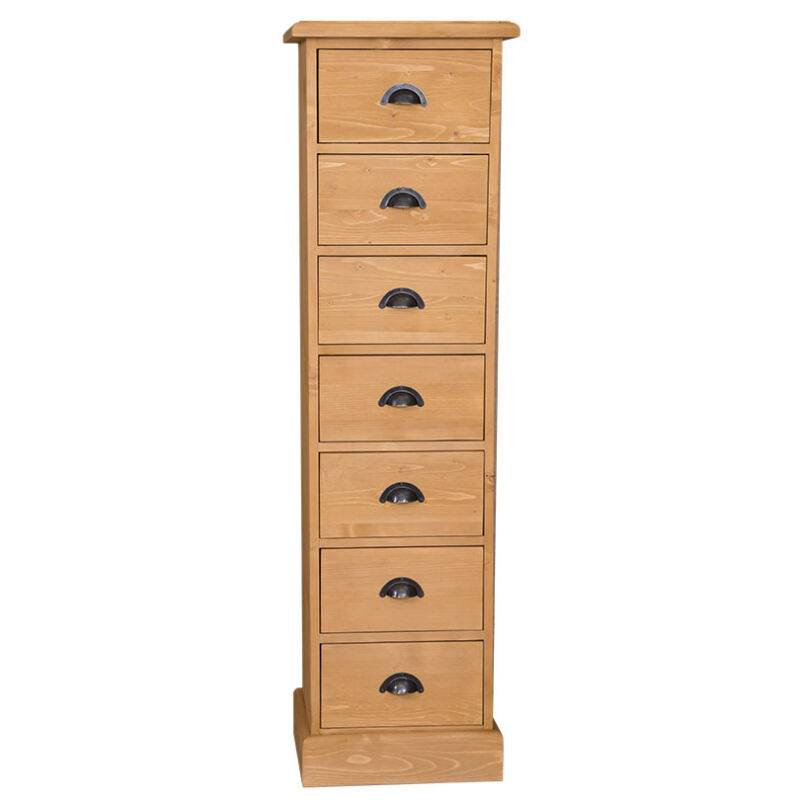 Schmale Schubladensäule im Landhausstil Konfigurator alles frei wählbar von Möbro Manufacturing