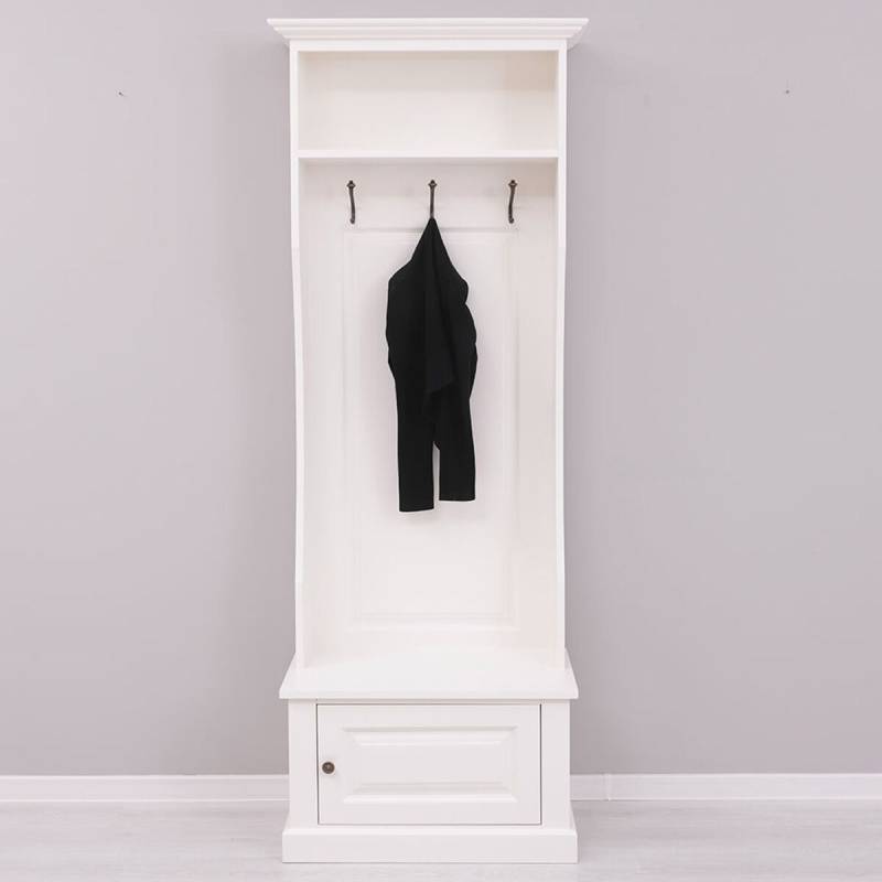 Schmaler Garderobenschrank im Landhausstil Konfigurator alles frei wählbar von Möbro Manufacturing