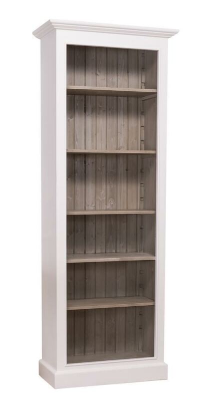 Schmales Bücherregal im Landhausstil shabby chic / antik look Schmales Bücherregal im Landhausstil shabby chic / antik look von Möbro Manufacturing