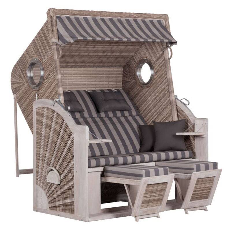 Strandkorb Pure Cliff XXL hellgrau von Möbro Manufacturing