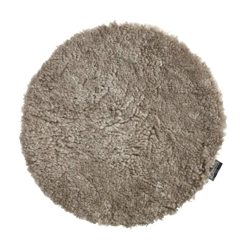 Stuhlauflage Schaffell - 33 cm Cork von Möbro Manufacturing