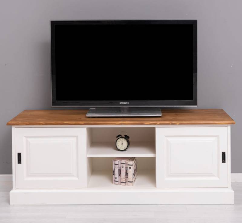 TV-Lowboard mit Schiebetüren in Landhausoptik Konfigurator alles frei wählbar von Möbro Manufacturing