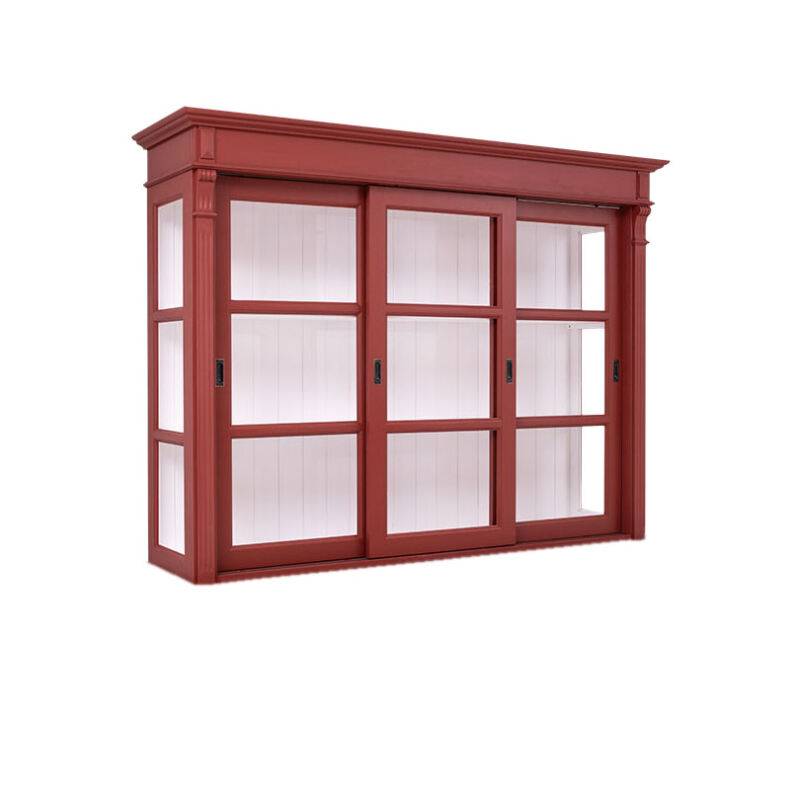 Vitrinen-Aufsatz für Sideboards tief gebürstet von Möbro Manufacturing