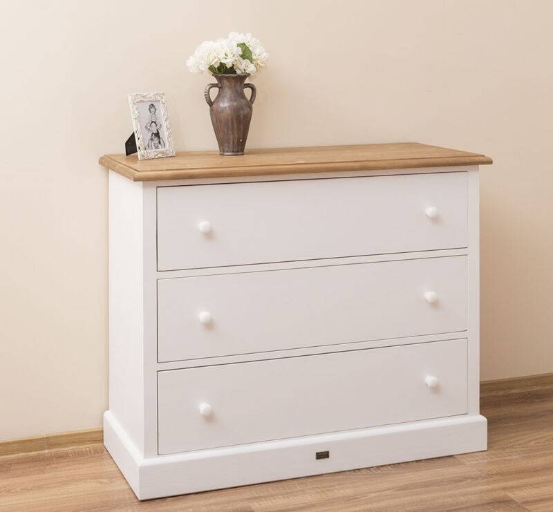 Weiße Schlafzimmer Kommode mit Schubladen von Möbro Manufacturing