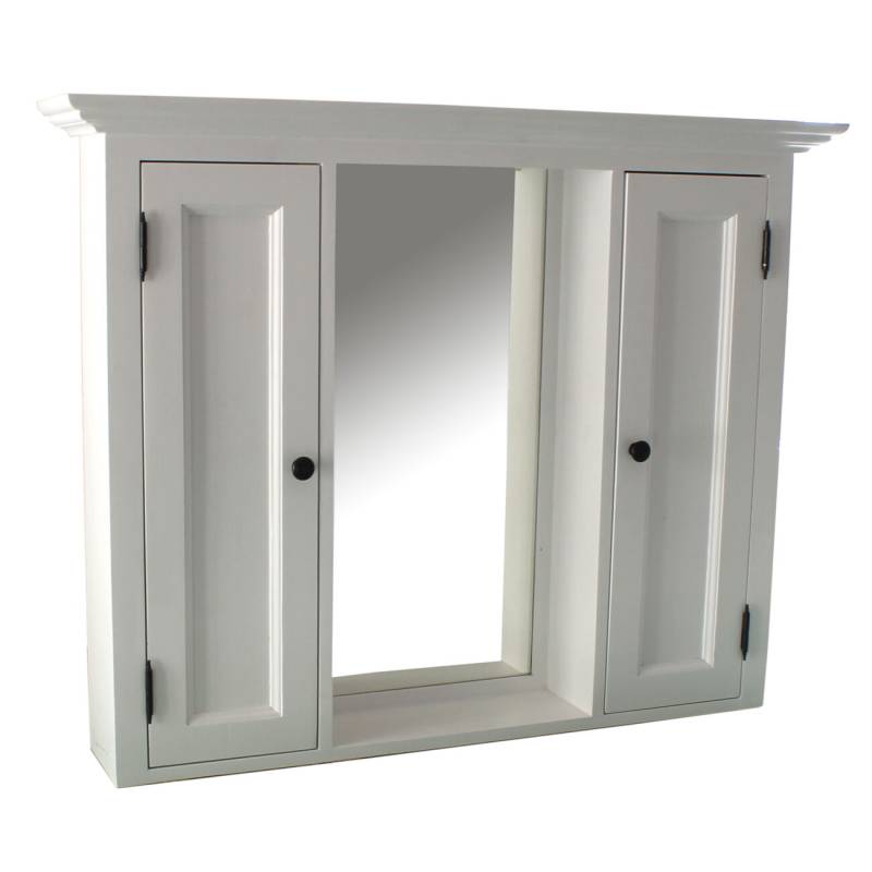 Weißer Spiegelschrank im Landhausstil Holz von Möbro Manufacturing