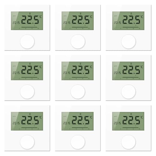 Möhlenhoff - Kabelgebundene Fußbodenheizungsteuerung zur Einzelraumregelung mit 8 Raumthermostaten Alpha Direct Display - Control von Möhlenhoff