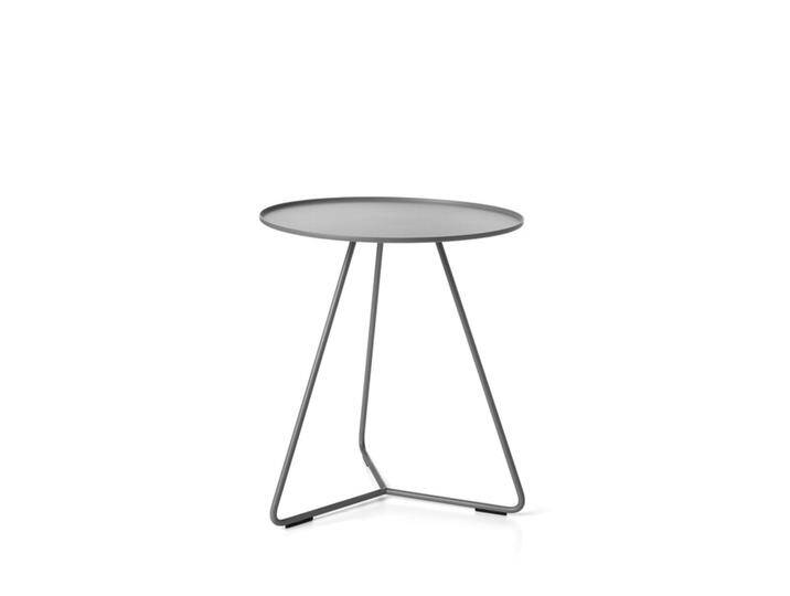 Guéridon Steely Möller Design grau, Designer Klaus Nolting, 45 cm von Möller-Design