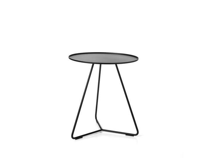 Kaffeetisch Steely Möller Design schwarz, Designer Klaus Nolting, 45 cm von Möller-Design