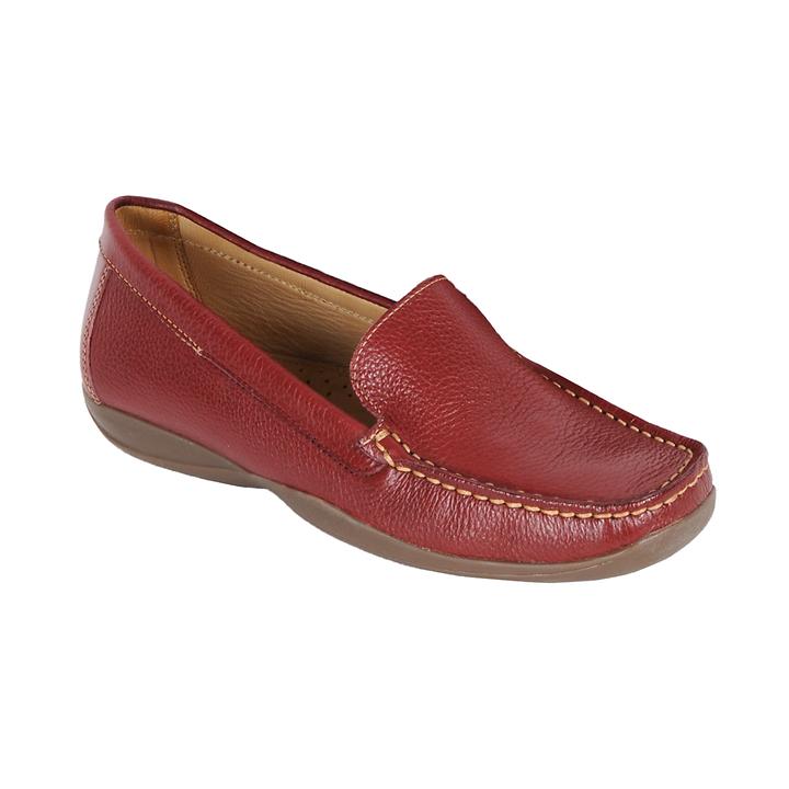 Damen-Moccassin 'Marcia' rot Gr. 37 von Moema