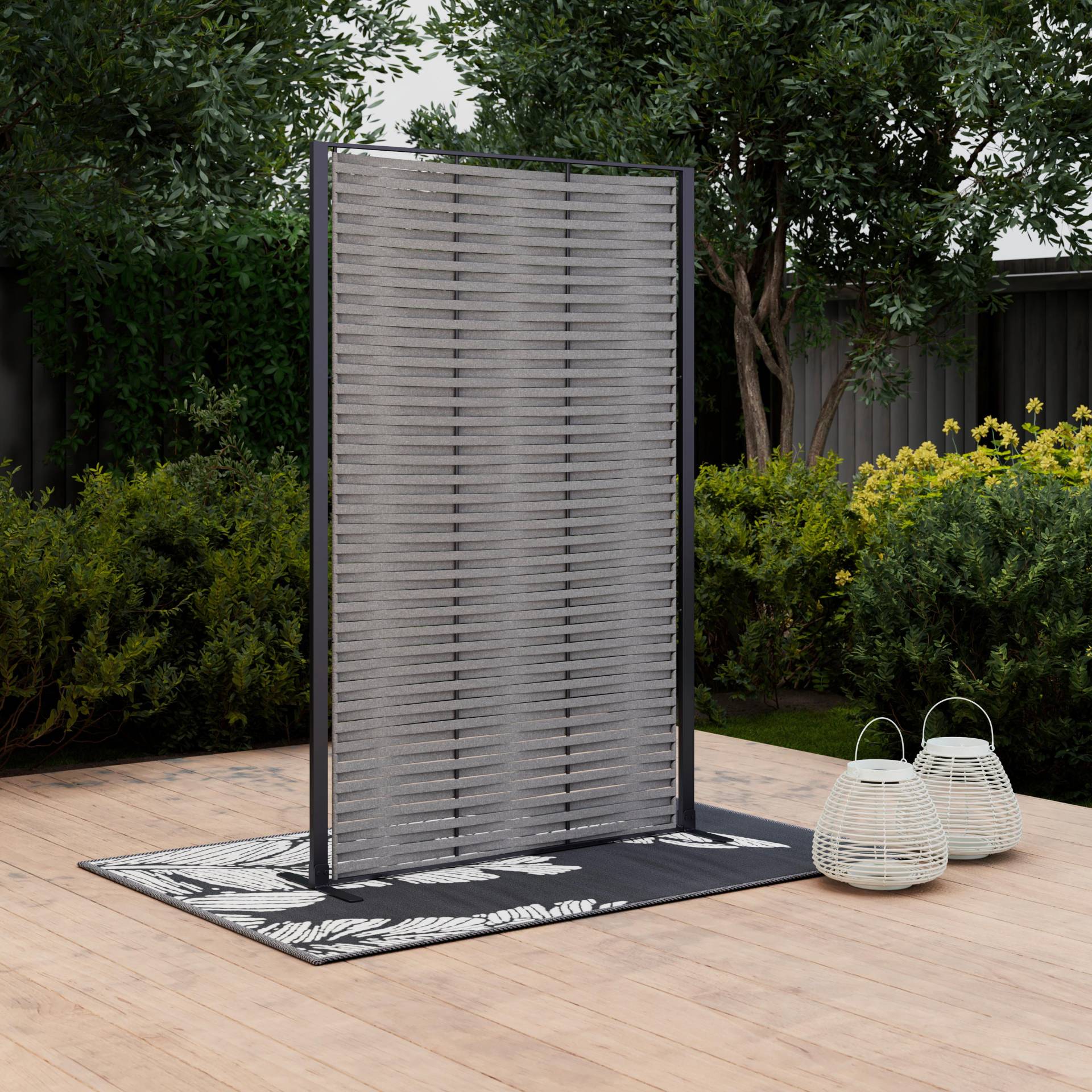 Paravent Java Dunkelgrau von Mömax