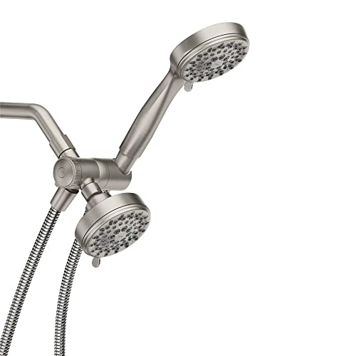 Moen 20016SRN Ignite Multi Function Shower Head and Hand Shower with Shower Arm Holder and Diverter von Moen