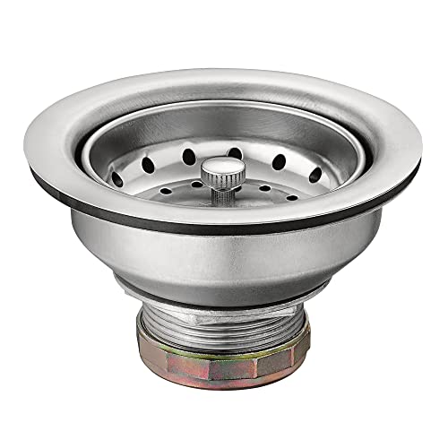 Moen Küchenspüle Edelstahl Korbsieb mit Ablaufmontage, 3-1/2 Zoll Waschbecken Ablaufstopfen Stopfen, 22036 Moen Küchenspüle Edelstahl Korbsieb mit Ablaufmontage, 3-1/2 Zoll Waschbecken Ablaufstopfen Stopfen, 22036 von Moen