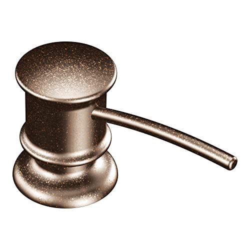 Moen 3944ORB Küchenseifenspender mit oberhalb der Spüle, nachfüllbare Flasche, ölgeriebene Bronze von Moen
