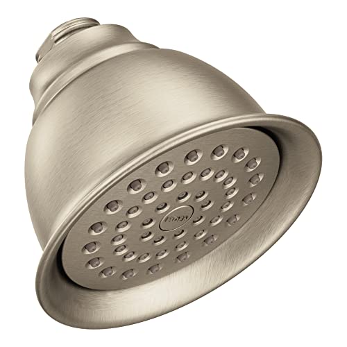 Moen 6302BN Duschkopf, Einzelfunktion, gebürstetes Nickel von Moen