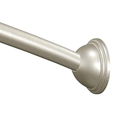 Moen CSR2160BN 54 to 72-Inch Adjustable Length Curved Shower Rod, Brushed Nickel by Moen von Moen