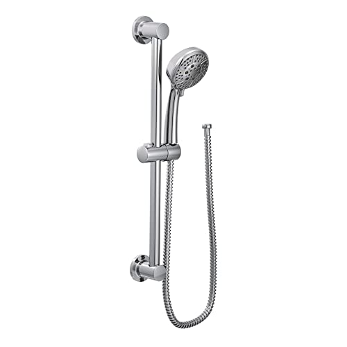 Moen Eco-Performance 3669EP Handbrause mit 4 Sprühmustern, 175 cm langem Schlauch mit 76,2 cm Gleitstange, Chrom von Moen