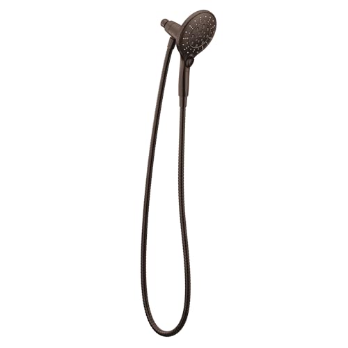 Moen Engage Magnetix Handbrause mit 6 Funktionen, ölgeriebener Bronze, 14 cm, mit magnetischem Dockingsystem und Metallschlauch, 3662EPORB Moen Engage Magnetix Handbrause mit 6 Funktionen, ölgeriebener Bronze, 14 cm, mit magnetischem Dockingsystem und Metallschlauch, 3662EPORB von Moen