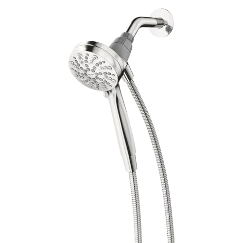 Moen Magnetix Six-Function Handheld Showerhead with Eco-Performance Magnetic Docking System, Chrome, 3.5" (26100EP) von Moen