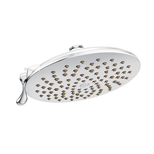 Moen Velocity S6320 Regendusche mit zwei Funktionen, 20,3 cm, mit Tauchtechnik für eine Hochdruckspülung, verchromt von Moen