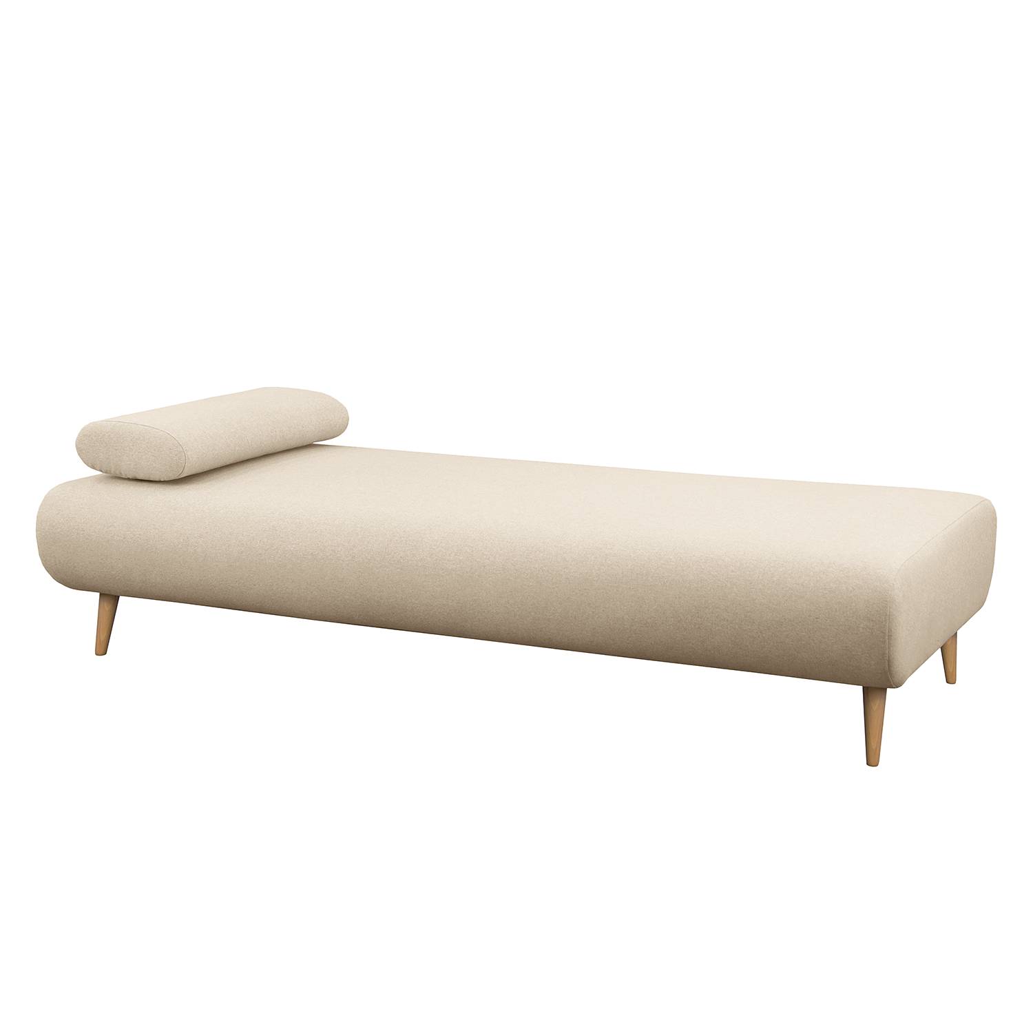 Mørteens Relaxliege Bockel Creme Flachgewebe 200x44x90 cm (BxHxT) von Norrwood