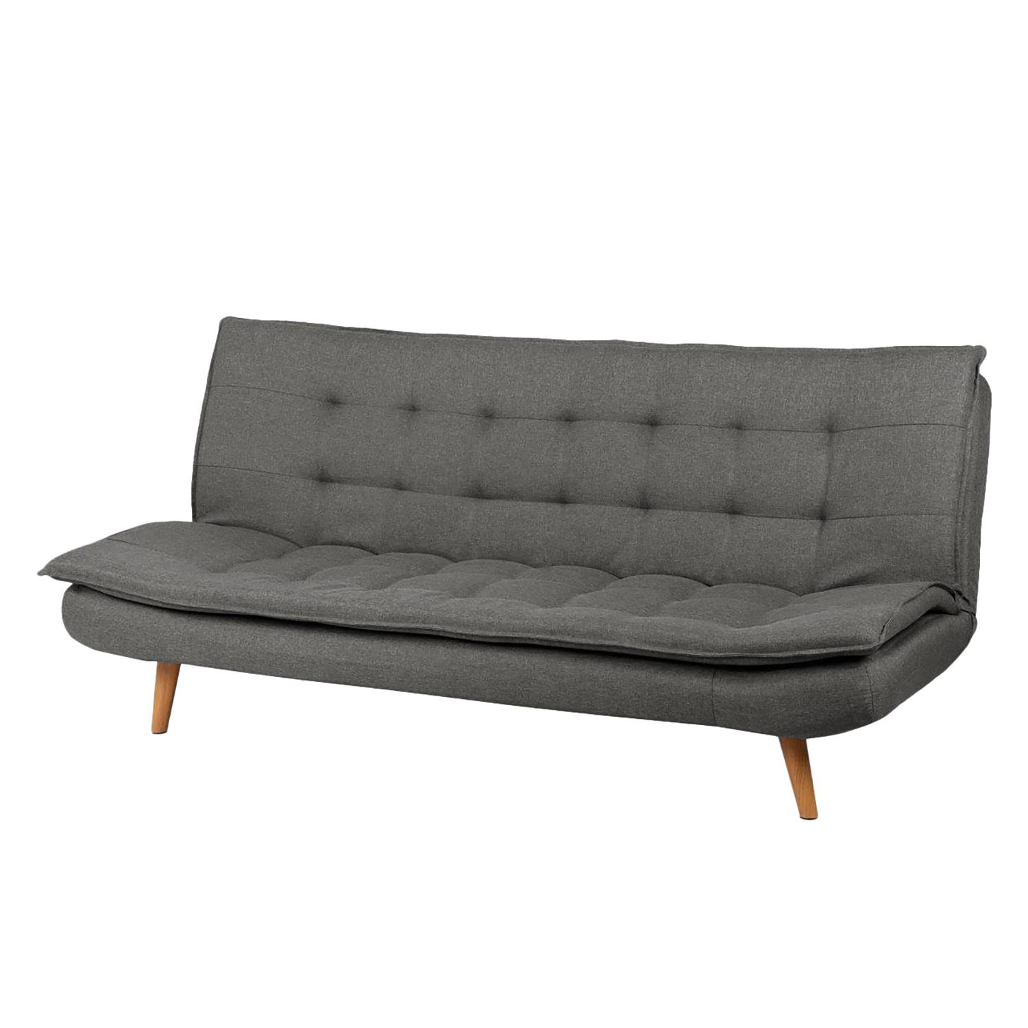 Mørteens Schlafsofa Saray Grau Webstoff 196x110x92 cm mit Schlaffunktion von Mørteens